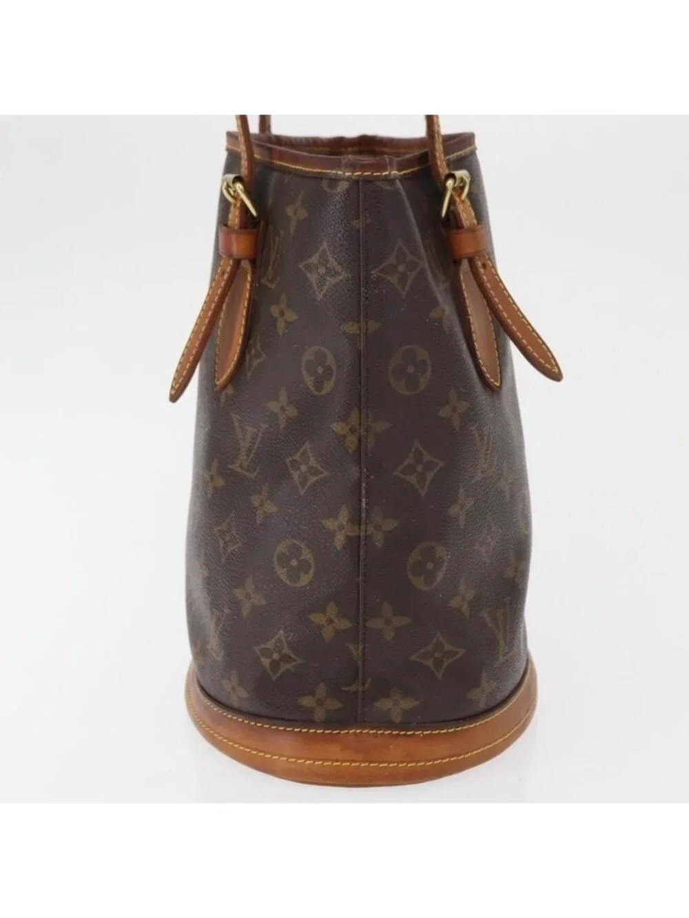 Authentic LOUIS VUITTON Monogram Bucket PM Shoulder Bag M42238 LV